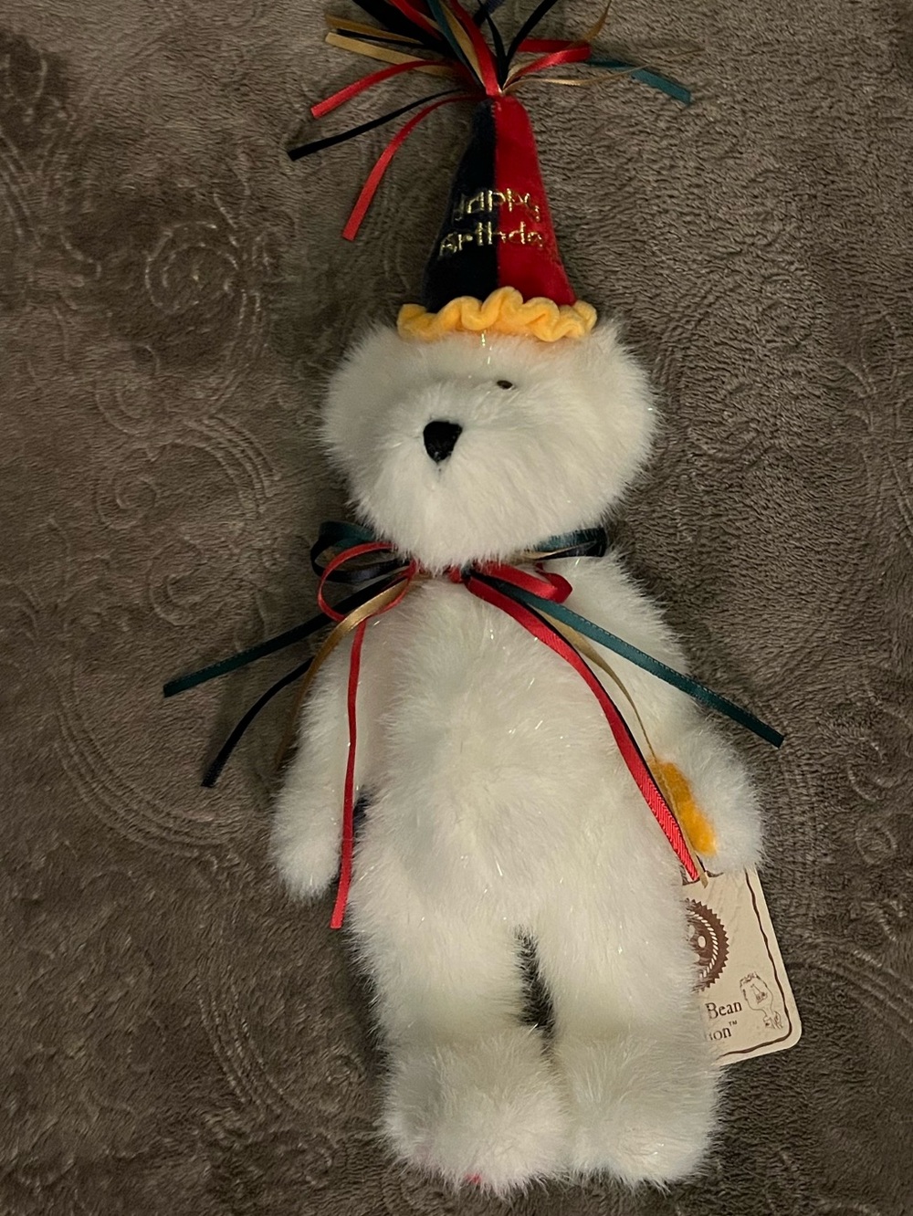 VINTAGE🧸HAPPY BIRTHDAY BOYDS BEAR🎈🎉🎊